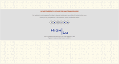 Desktop Screenshot of high-lo.co.uk